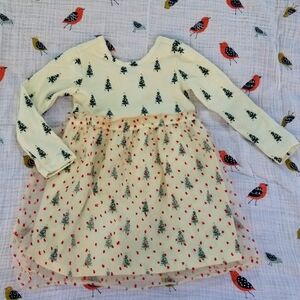 Hanna Andersson Sz 2 Christmas Tree Tulle Holiday Dress